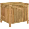 Image de Vidaxl BoÃ®te De Rangement De Jardin 60x52x55 Cm Bambou