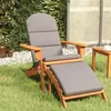 Image de vidaXL Chaise de jardin Adirondack et repose-pieds bois massif acacia360034