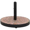 Image de vidaXL Base De Parasol Terre Cuite Rond 12 Kg Vidaxl Vidaxl