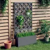 Image de vidaXL Jardinière en treillis Gris 65x33x135 cm WPC362577