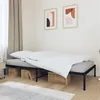 Image de vidaXL Cadre de lit métal sans matelas noir 100x200 cm