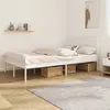 Image de vidaXL Cadre de lit métal sans matelas et tête de lit blanc 120x200 cm350929
