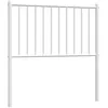 Image de vidaXL Tête De Lit Métal Blanc 84,5x3x90 Cm Vidaxl Vidaxl