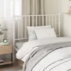 Image de vidaXL Tête de lit métal blanc 100 cm350960