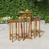 Image de vidaXL Ensemble de bar de jardin 3 pcs bois d'acacia solide