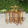 Image de vidaXL Ensemble de bar de jardin 5 pcs bois d'acacia solide