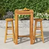 Image de vidaXL Ensemble de bar de jardin 3 pcs bois d'acacia solide3154388