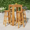 Image de vidaXL Ensemble de salle à manger de jardin 5 pcs Bois d'acacia solide