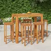 Image de vidaXL Ensemble de bar de jardin 7 pcs bois d'acacia solide