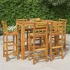 Image de vidaXL Ensemble de bar de jardin 7 pcs bois d'acacia solide3154397