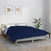 Image de vidaXL Vidaxl Couverture Lestée Bleu 220x240 Cm 15 Kg Tissu