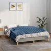 Image de Vidaxl Couverture LestÃ©e Bleu 137x200 Cm 10 Kg Tissu