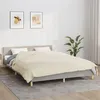 Image de vidaXL Couverture lestée Crème clair 200x220 cm 9 kg Tissu3154875