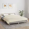 Image de vidaXL Couverture lestÃ©e CrÃ¨me clair 200x220 cm 9 kg Tissu