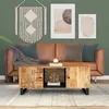 Image de vidaXL Table basse 100x54x40cm bois de manguier solide et d'ingénierie351950
