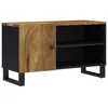 Image de Vidaxl Meuble Tv 80x33x46 Cm Bois De Manguier Et D'ingÃ©nierie