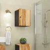 Image de vidaXL Armoire de salle de bain murale 38x33x48cm bois massif d'acacia