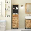 Image de vidaXL Vidaxl Armoire De Salle De Bain 38x33x160 Cm Bois Massif De Manguier