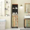 Image de vidaXL Armoire de salle de bain 38x33x160 cm bois massif rÃ©cupÃ©ration