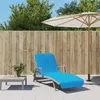 Image de vidaXL Serviettes de plage 2 pcs turquoise 75x200 cm tissu 400 GSM