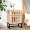 Image de vidaXL Table de chevet 40x30x55,5 cm bois d’ingénierie et fer352095