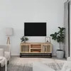 Image de vidaXL Meuble TV 105x30x45 cm bois d'ingénierie et fer352099