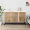 Image de vidaXL Buffet blanc 105x30x65 cm bois d'ingénierie352121