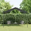 Image de vidaXL Tente à auvent anthracite 3x3 m acier et tissu