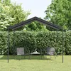 Image de vidaXL Vidaxl Tente À Auvent Anthracite 3x3 M Acier Et Tissu