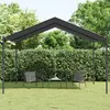 Image de vidaXL Tente à auvent anthracite 4x4 m acier et tissu362453