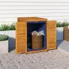 Image de vidaXL Boîte de rangement de jardin 70x87x104 cm bois massif d'acacia360029