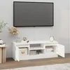 Image de Prolenta Premium - Meuble TV avec porte Blanc 102x30x36 cm