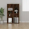 Image de vidaXL Bibliothèque/Buffet chêne fumé 50x25x80 cm bois d'ingénierie826611