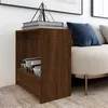 Image de vidaXL Table d'appoint Chêne marron 50x26x50 cm Bois d'ingénierie