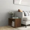 Image de vidaXL Table d'appoint Chêne marron 59x36x38 cm Bois d'ingénierie