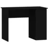 Image de vidaXL Bureau Noir 100x55x75 cm Bois d'ingÃ©nierie