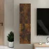 Image de vidaXL Meuble TV mural Chêne fumé 30,5x30x110 cm826676