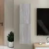 Image de vidaXL Meuble TV mural Sonoma gris 30,5x30x110 cm826678