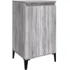 Image de vidaXL Vidaxl Table De Chevet Sonoma Gris 40x35x70 Cm Bois D'ingénierie