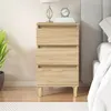 Image de vidaXL Table de chevet chêne sonoma 40x35x70 cm bois d'ingénierie