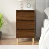 Image de vidaXL Table de chevet chêne marron 40x35x70 cm bois d'ingénierie819667
