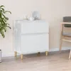 Image de vidaXL Buffet Blanc 60x35x70 cm Bois d'ingénierie