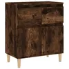 Image de vidaXL Buffet ChÃªne fumÃ© 60x35x70 cm Bois d'ingÃ©nierie
