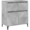 Image de vidaXL Buffet Gris bÃ©ton 60x35x70 cm Bois d'ingÃ©nierie