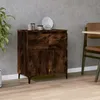 Image de vidaXL Buffet ChÃªne fumÃ© 60x35x70 cm Bois d'ingÃ©nierie