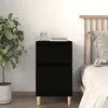 Image de vidaXL Table de chevet noir 40x35x70 cm819694