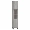 Image de vidaXL Vidaxl Armoire De Bain Sonoma Gris 30x30x190 Cm Bois D'ingénierie