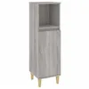 Image de vidaXL Vidaxl Armoire Salle De Bain Sonoma Gris 30x30x100 Cm