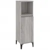 Image de vidaXL Vidaxl Armoire Salle De Bain Sonoma Gris 30x30x100 Cm