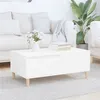 Image de vidaXL Table basse Blanc 90x50x36,5 cm Bois d'ingénierie